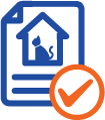 An icon of a landlord approval form